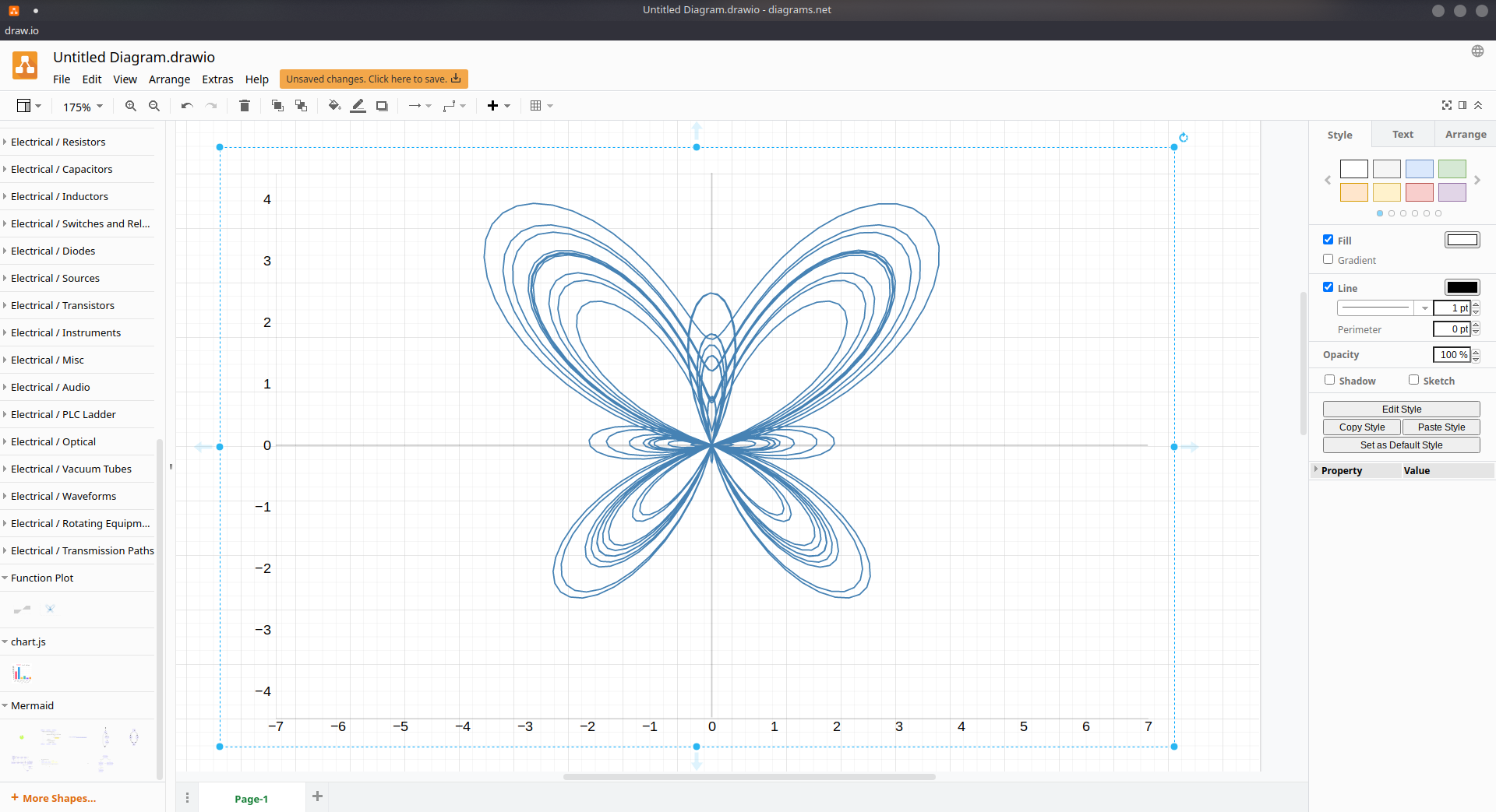为 Draw.io 加入基于 Function Plot 的数学函数作图功能 | OrangeX4's Blog